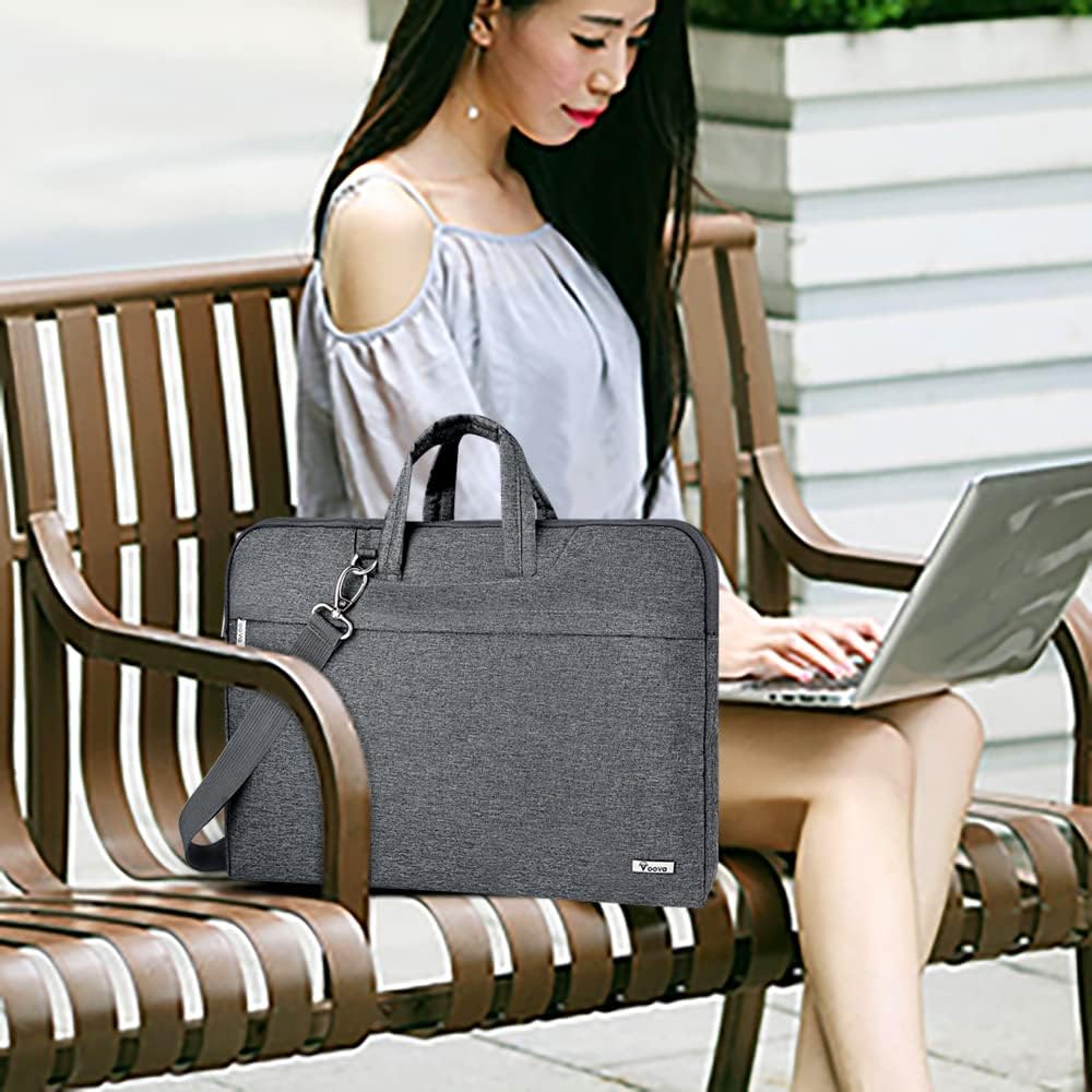 Detalle de Voova 17–17.3 inch Waterproof Laptop Bag with Shoulder Strap