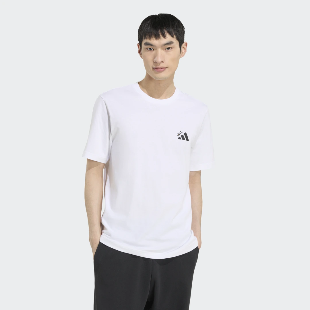 Detalle de Camiseta Sushi Graphic de Adidas – blanco