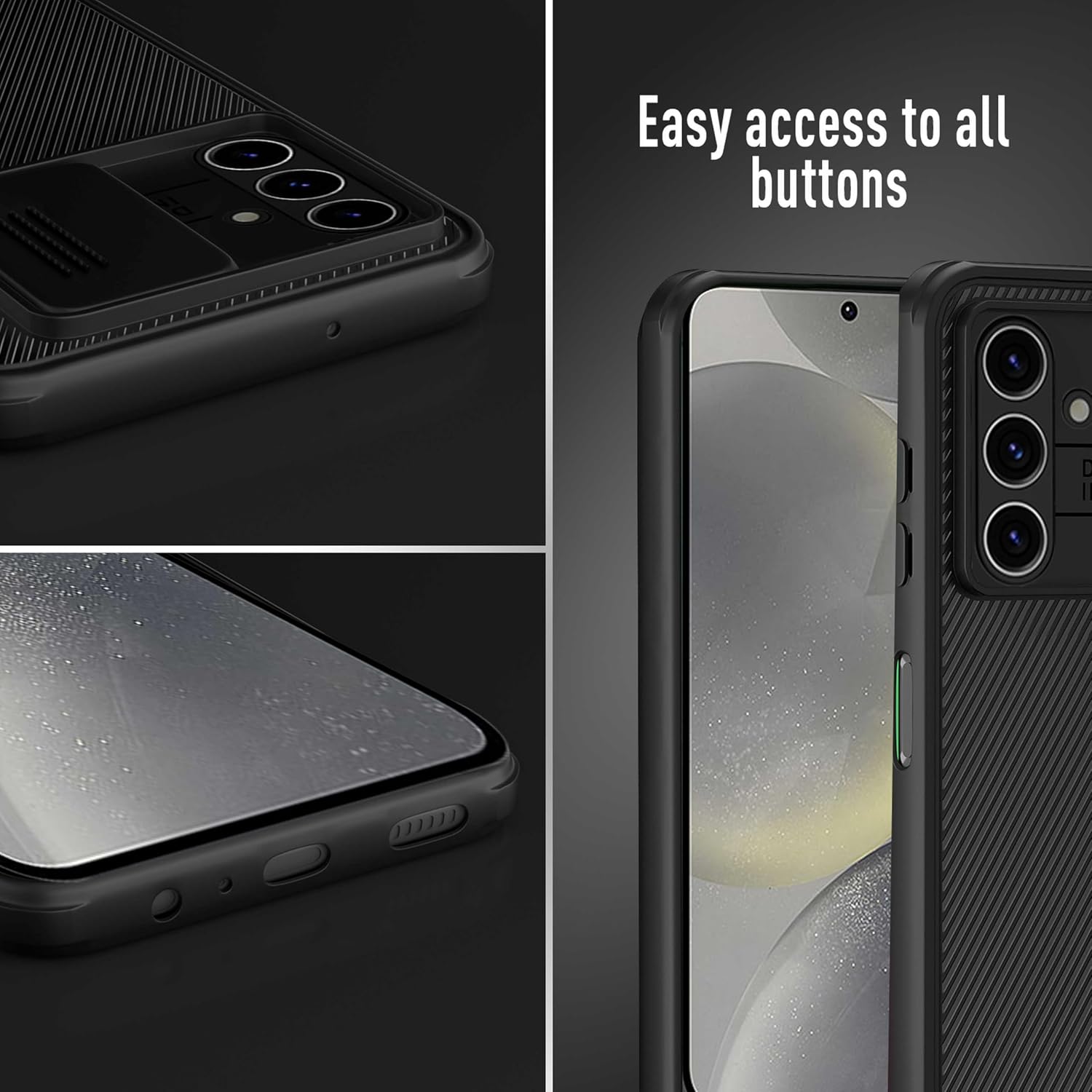 Thumbnail 6 de XTCASE Coque Galaxy S24 5G – Étui mince avec cache optique coulissant et protection caméra
