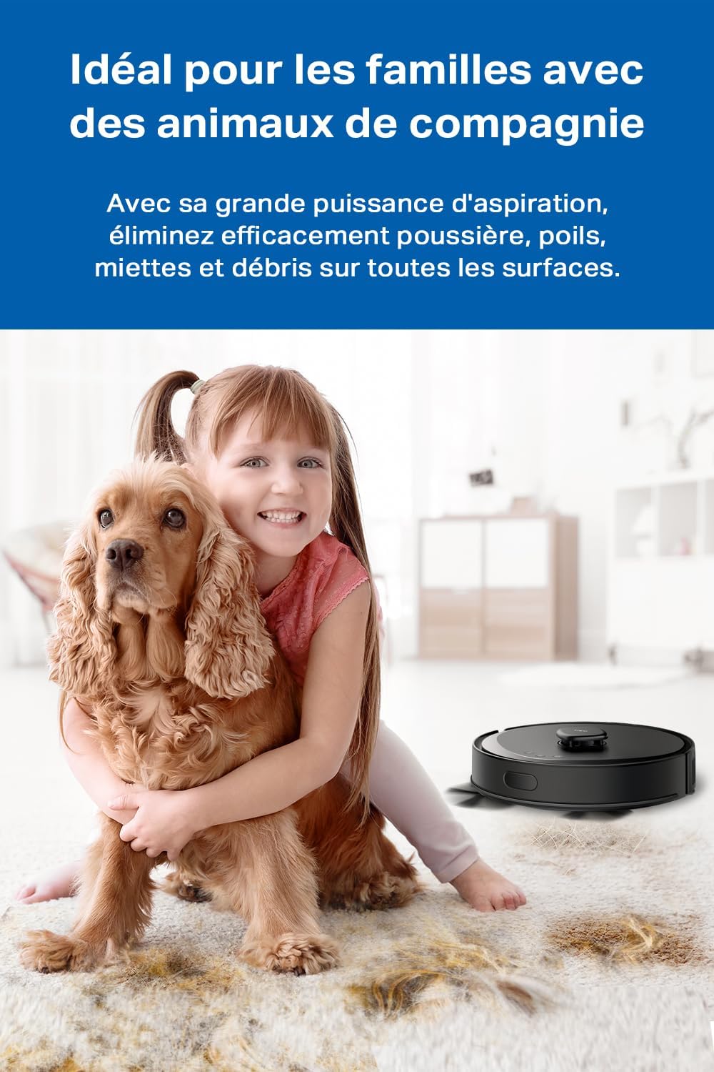 Detalle de Tapo RV30Max Plus aspirateur robot 5300Pa 🧹