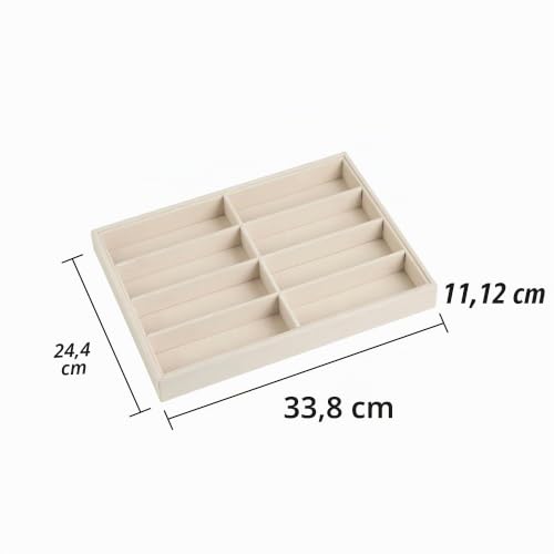 Detalle de Frebeauty Organizador gafas de sol 8 cajones en terciopelo