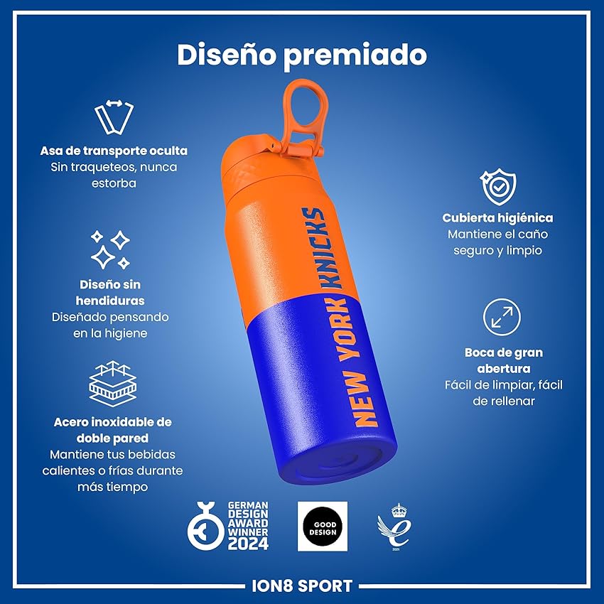 Thumbnail 5 de ion8 NBA New York Knicks Botella térmica 750 ml 🚰