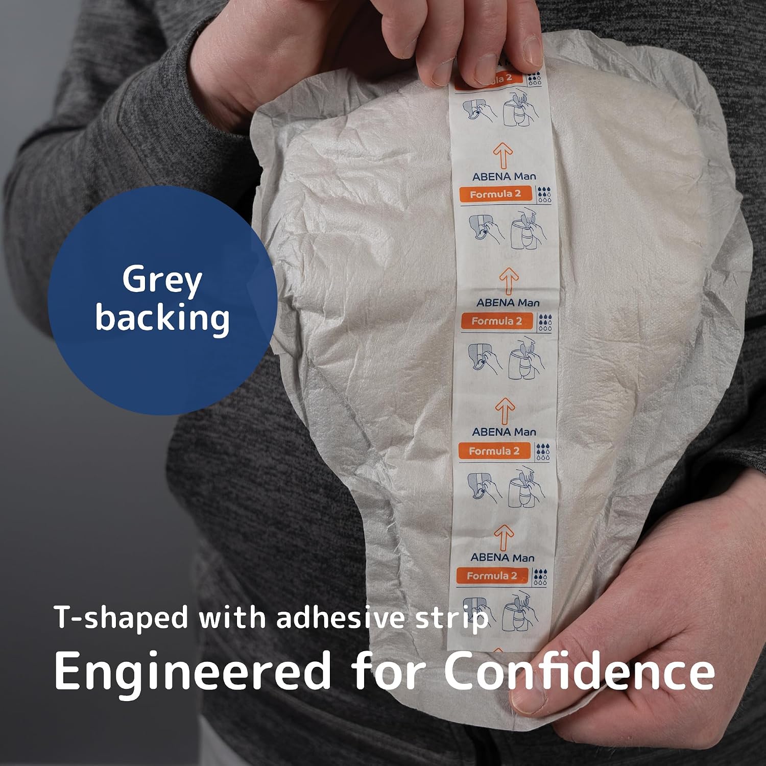Thumbnail 2 de Abena Man Formula 2 700ml, Pack of 15 – Eco-Labelled Men’s Incontinence Pads