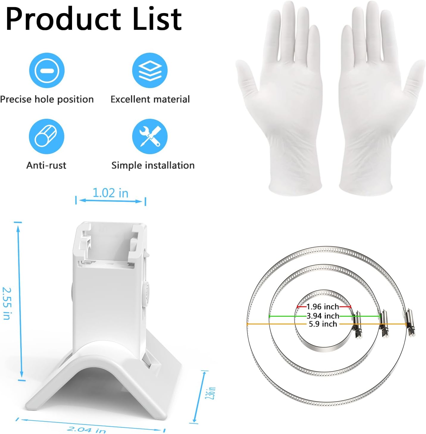 Thumbnail 2 de UIQELYS Pole Mount Bracket for Eufy SoloCam S340