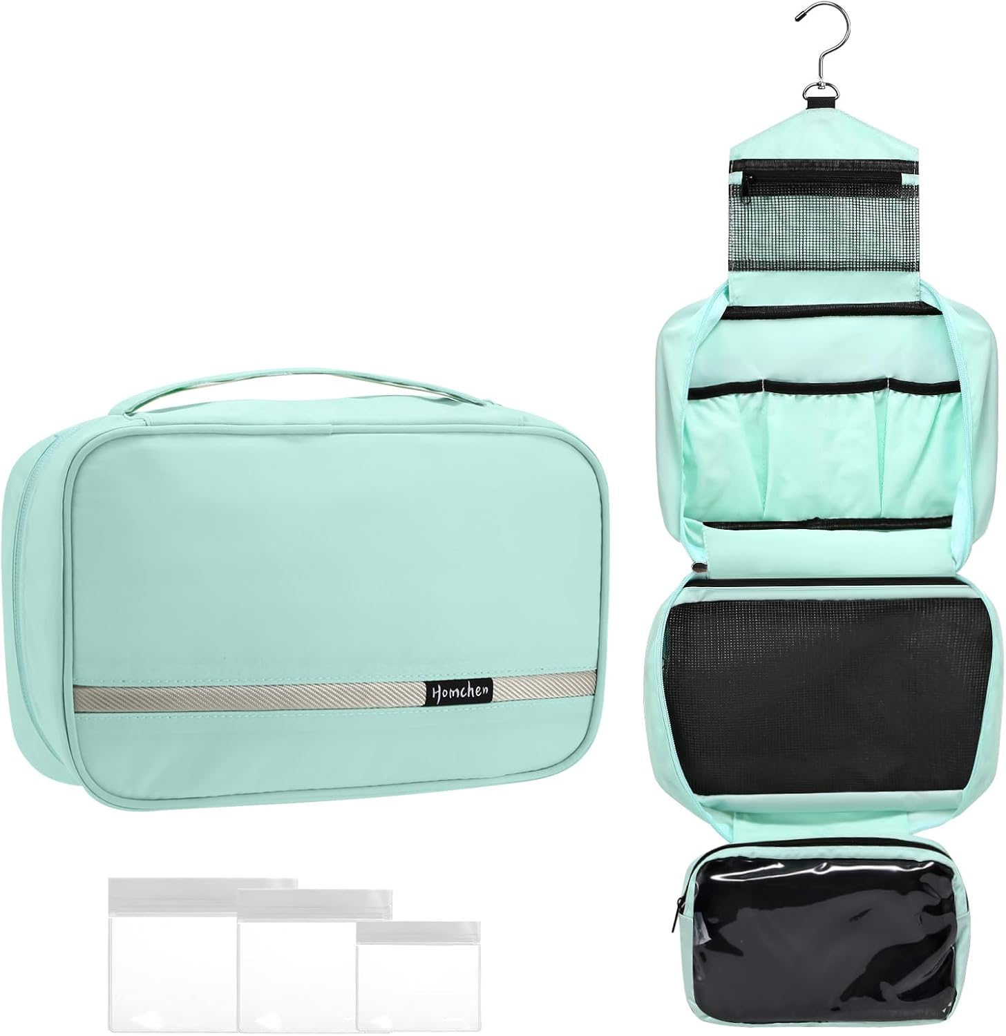 Thumbnail 6 de homchen Hanging Toiletry Bag 4 Compartments 28cm