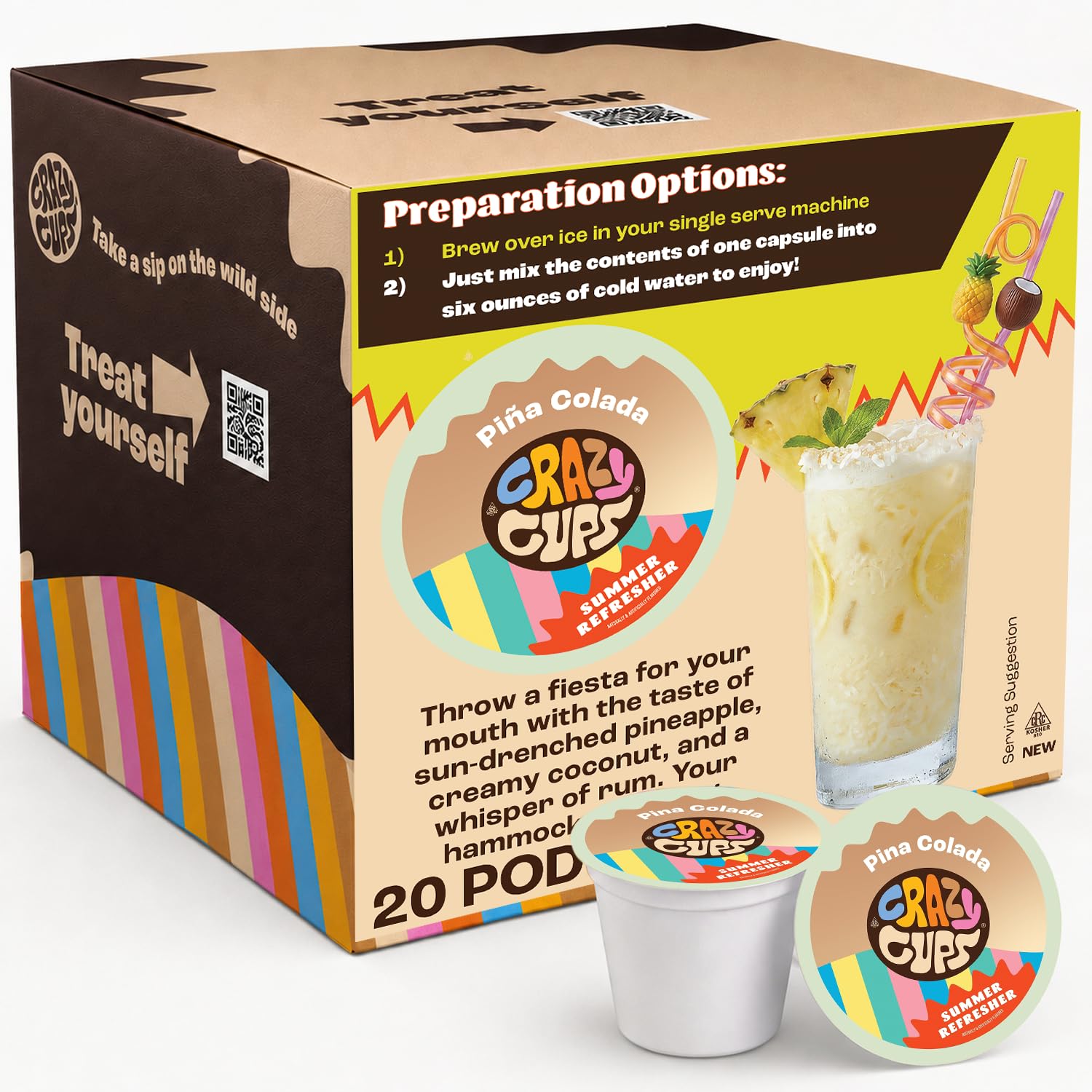 Detalle de Crazy Cups Iced Drink Mix Pods 20 Count