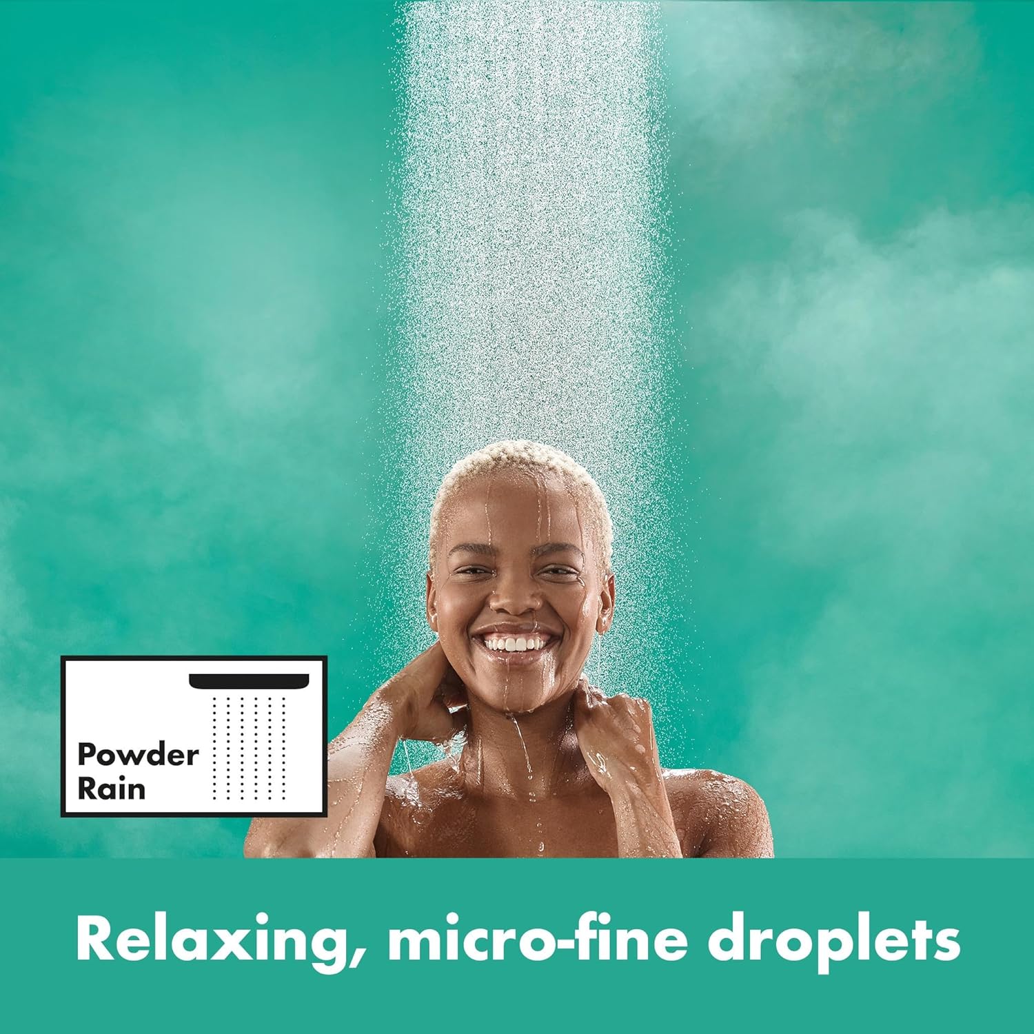 Thumbnail 1 de Hansgrohe Pulsify S : Colonne de douche EcoSmart avec mitigeur thermostatique et jet PowderRain