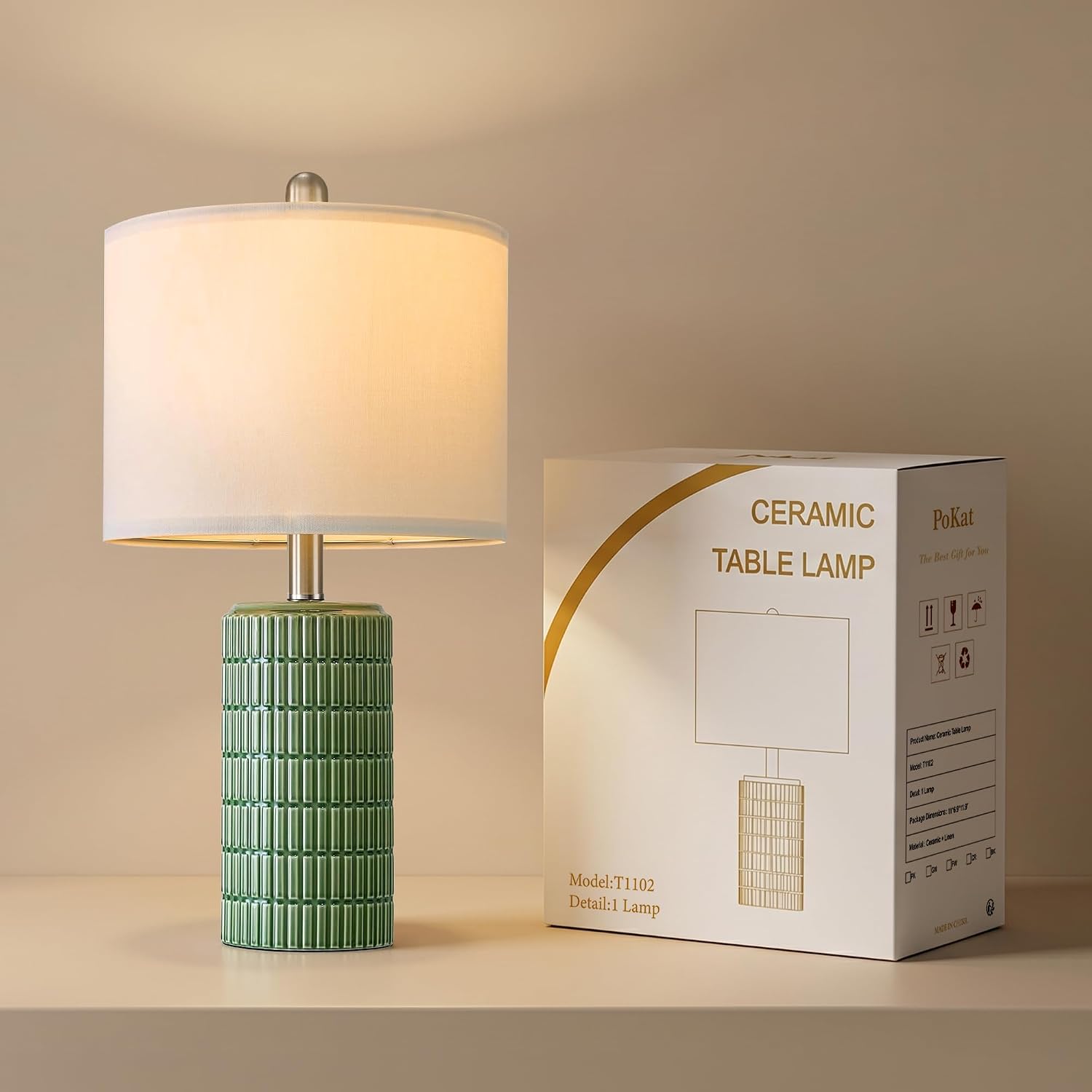 Detalle de PoKat Table Lamp 21-Inch