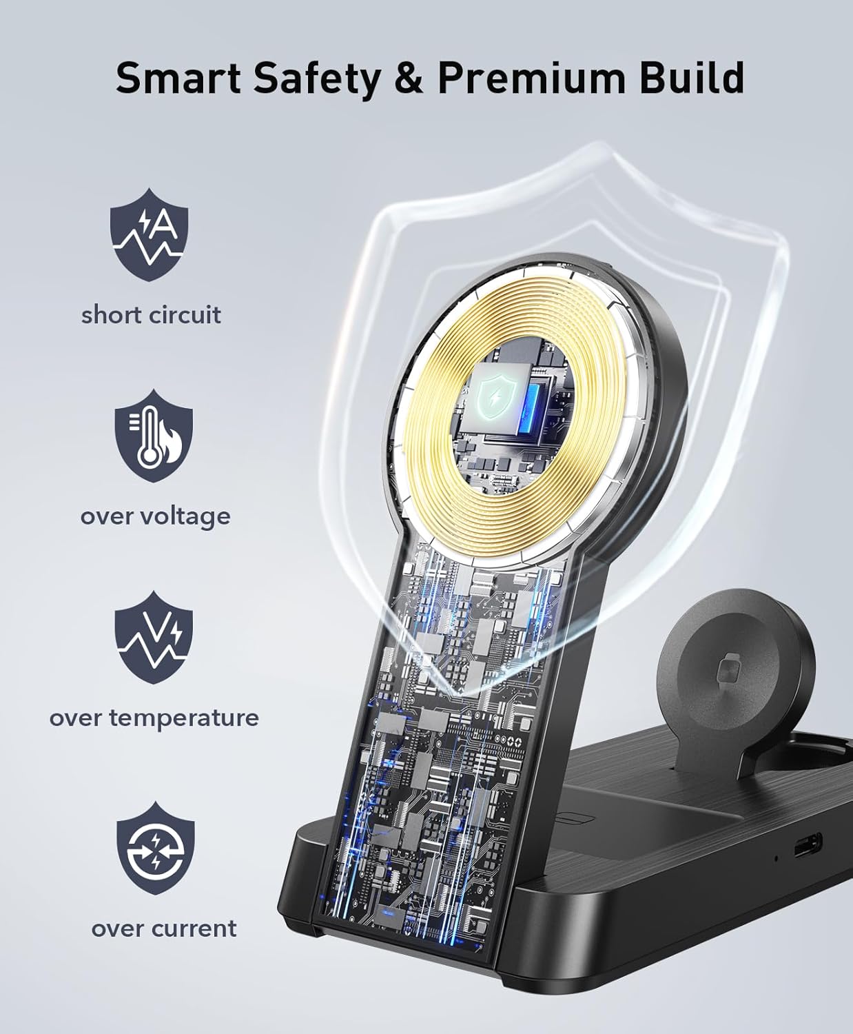 Thumbnail 4 de Kailwokk 3 in 1 Magnetic Wireless Charger