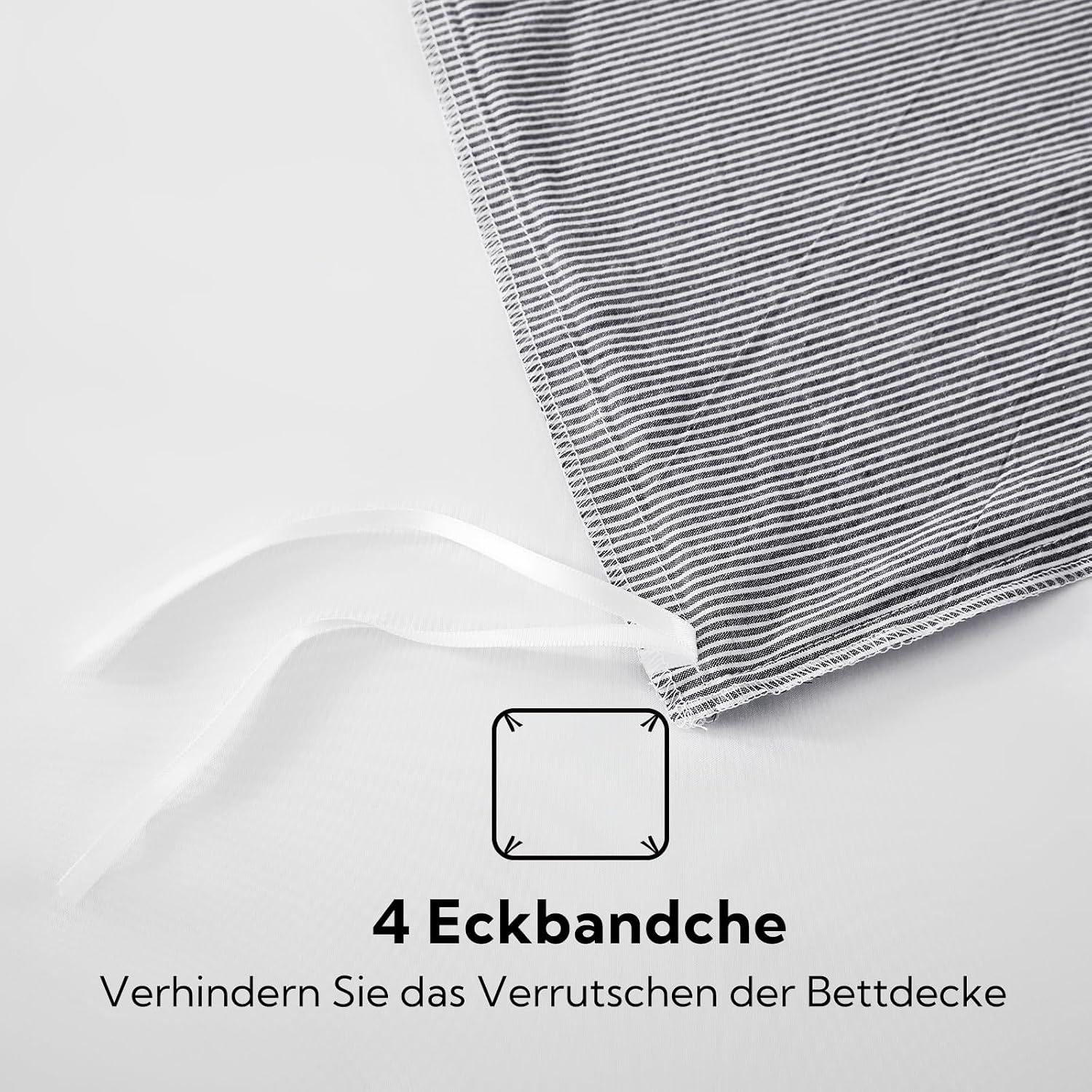 Detalle 2 de SOULFUL Bettwäsche 200x200 aus Baumwolle