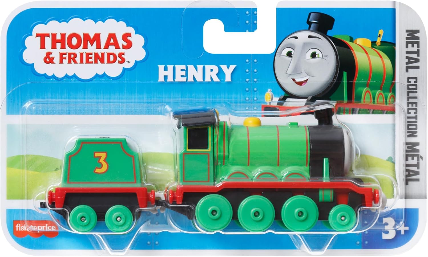 Thumbnail 5 de Thomas and Friends Henry diecast push-along engine (with tender) – HMC43