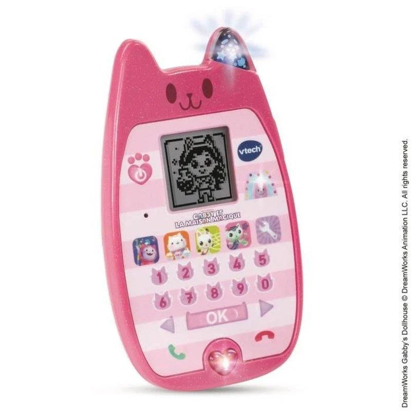 Thumbnail 3 de Juguete educativo VTech Gabby's Dollhouse Smartphone Rosa: aprendizaje interactivo para 3–7 años