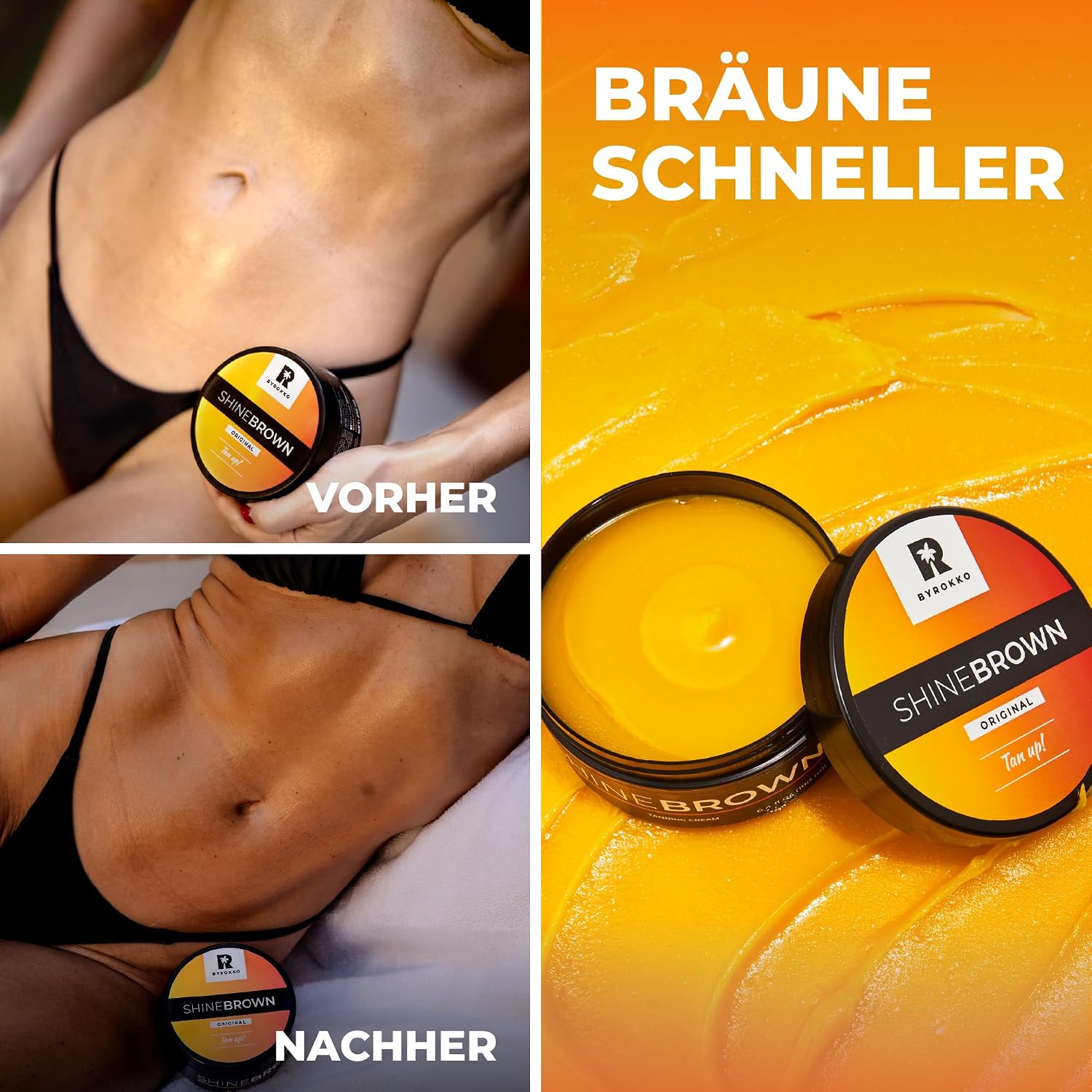 Thumbnail 5 de BYROKKO Shine Brown Bräunungsbeschleuniger Sonnencreme (210 ml) für Solarium und Outdoor