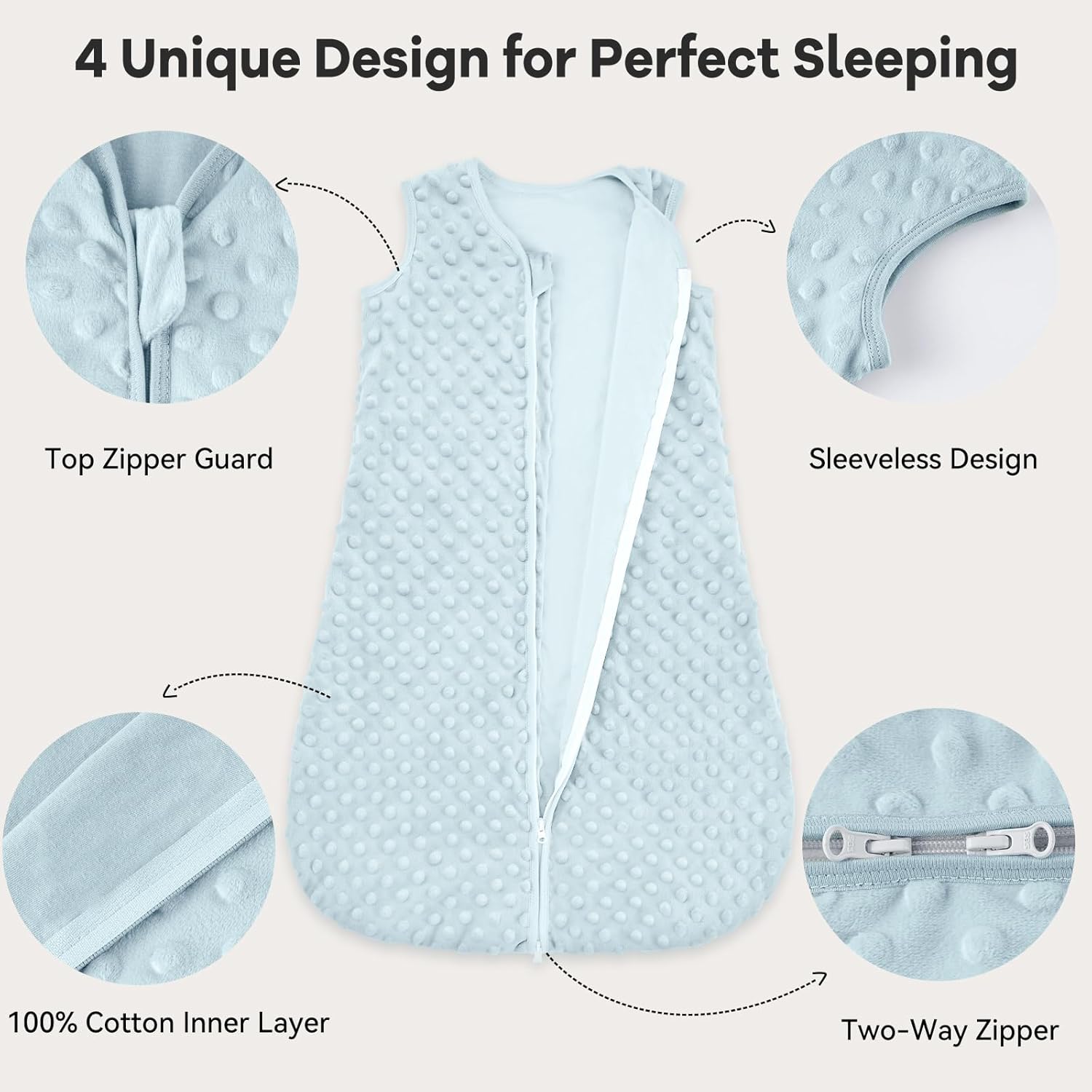 Thumbnail 2 de Unnivoll baby sleeping bag 1.5 tog 2 pack