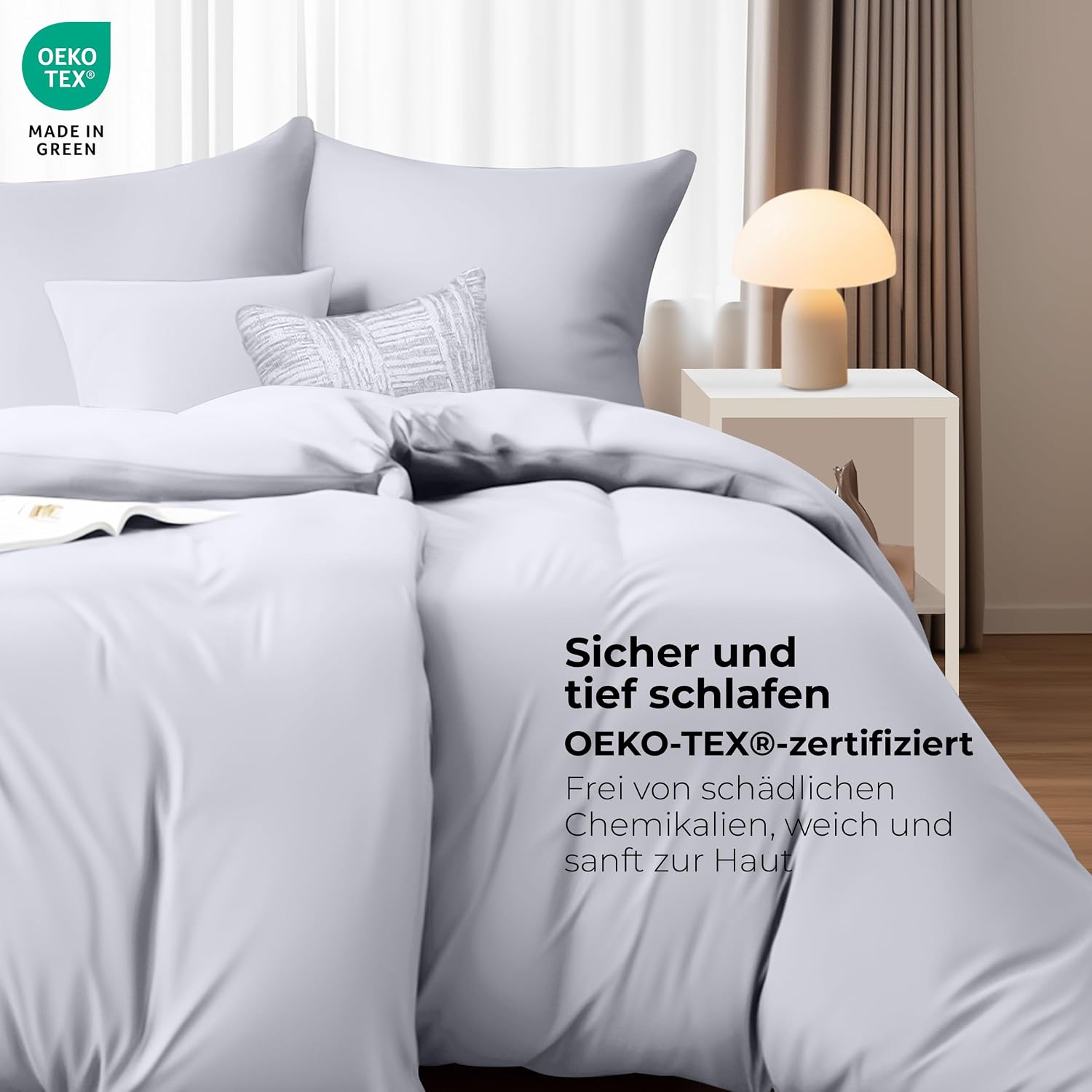 Thumbnail 3 de Utopia Bedding Bettwäsche 135x200 4teilig Mikrofaser