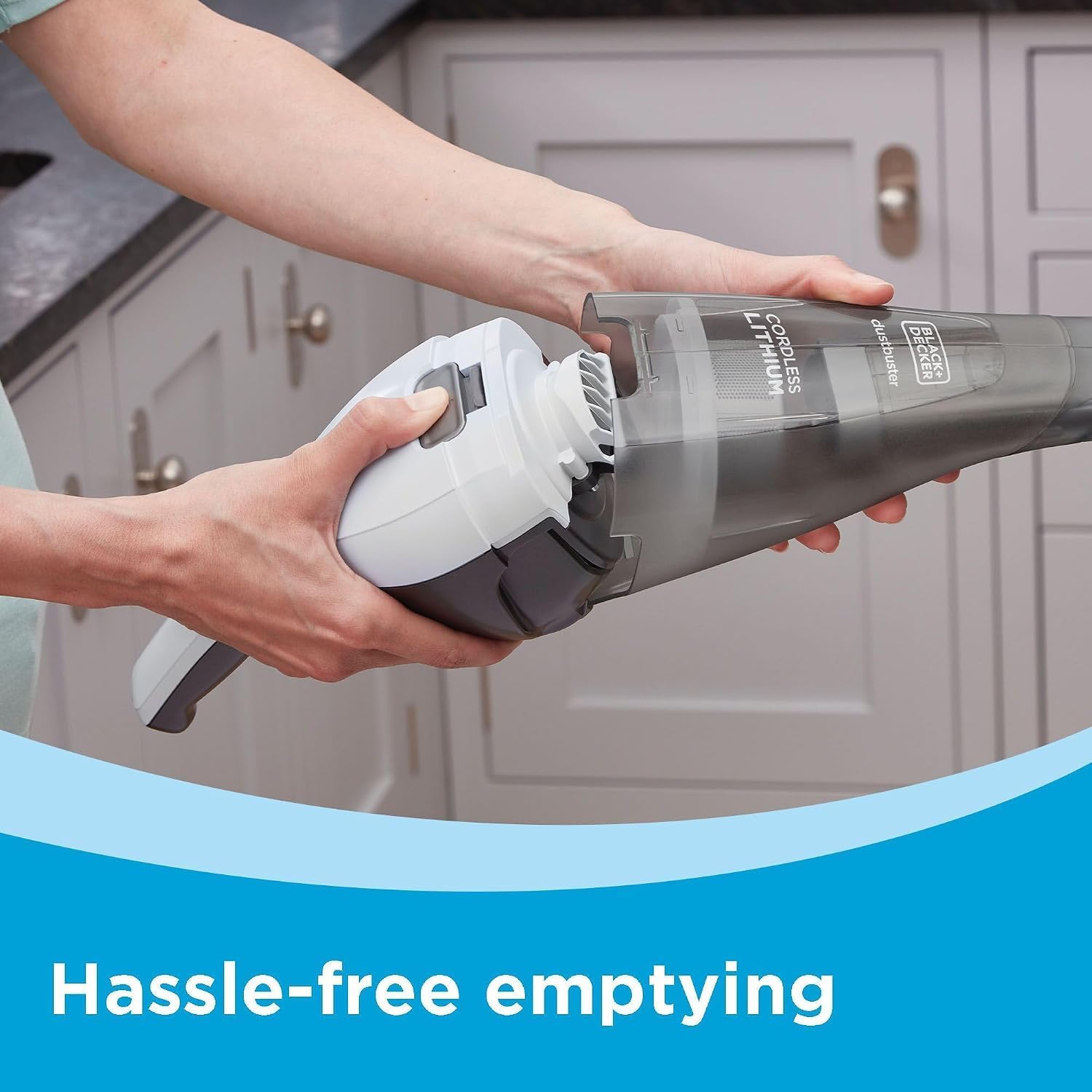 Detalle 2 de BLACK+DECKER dustbuster HNVC215B10 Cordless Handheld Vacuum (Wall Mount) — Portable Car & Home Cleanup