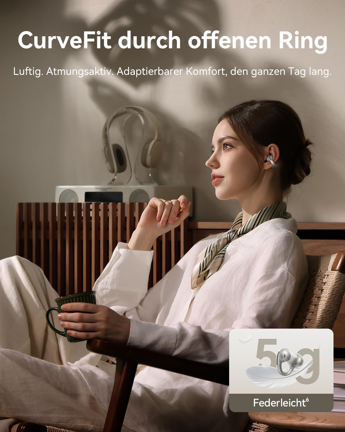 Thumbnail 1 de Baseus MC1 Pro Open Ear Kopfhörer Titan