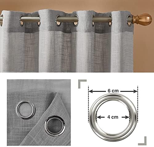 Thumbnail 1 de Topfinel Cortina Raya Gasa Suave para Ventanas 300x240cm 🏡