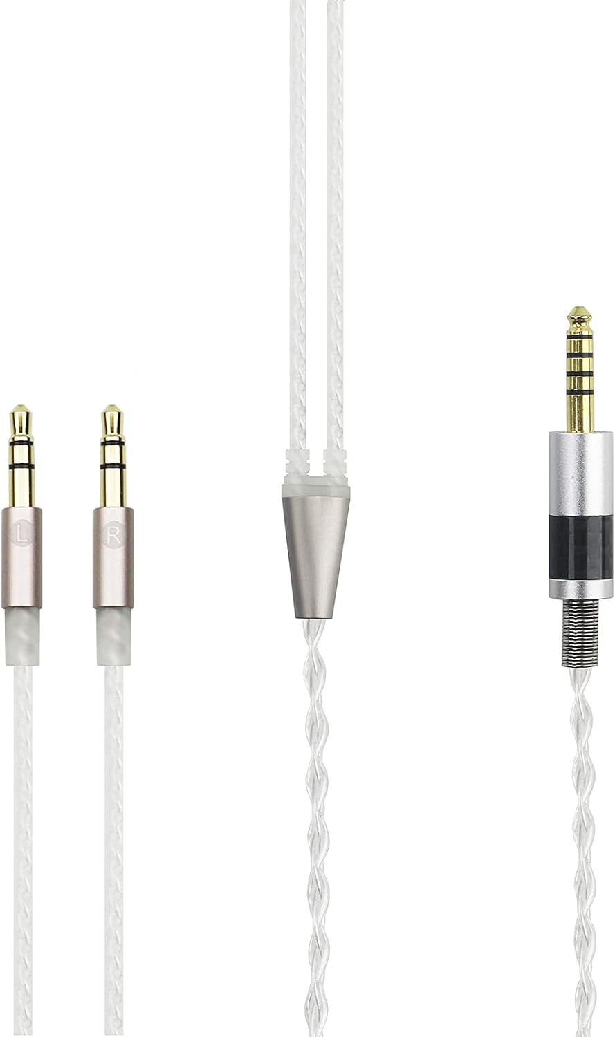 Thumbnail 4 de NewFantasia NF4.4PHT5PUSA 4.4mmバランスケーブル 6N OCC銀メッキ銅・デュアル3.5mm