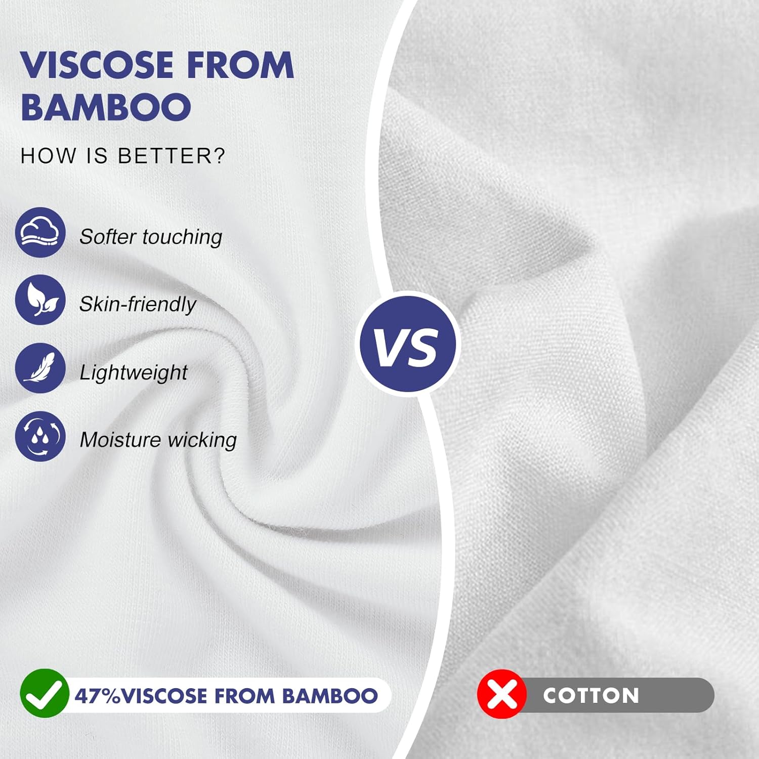 Thumbnail 1 de BAMBOO COOL Men's Undershirts Pack