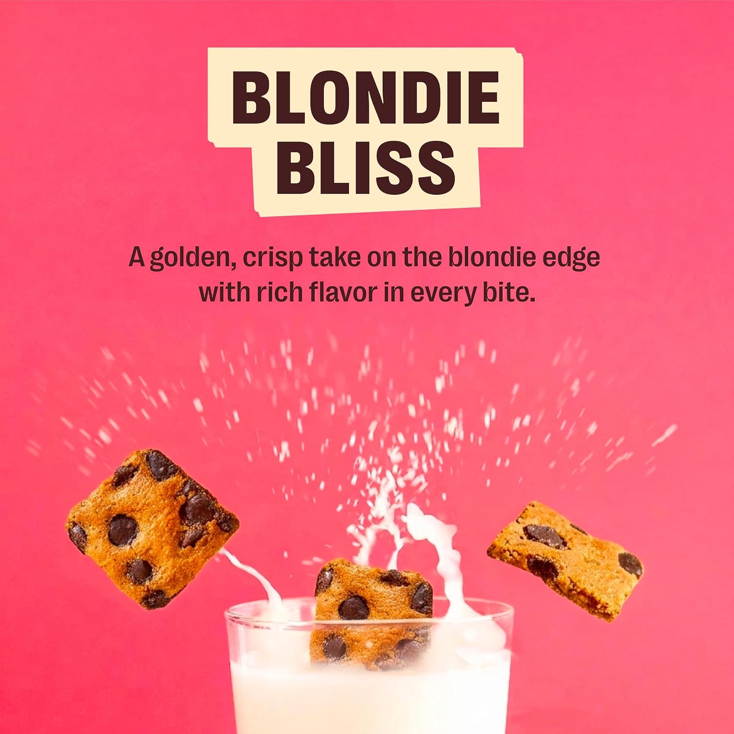 Detalle de Brownie Brittle Dunkin’ Blondie Sprinkled Donut Crispy Snack, 6-Pack