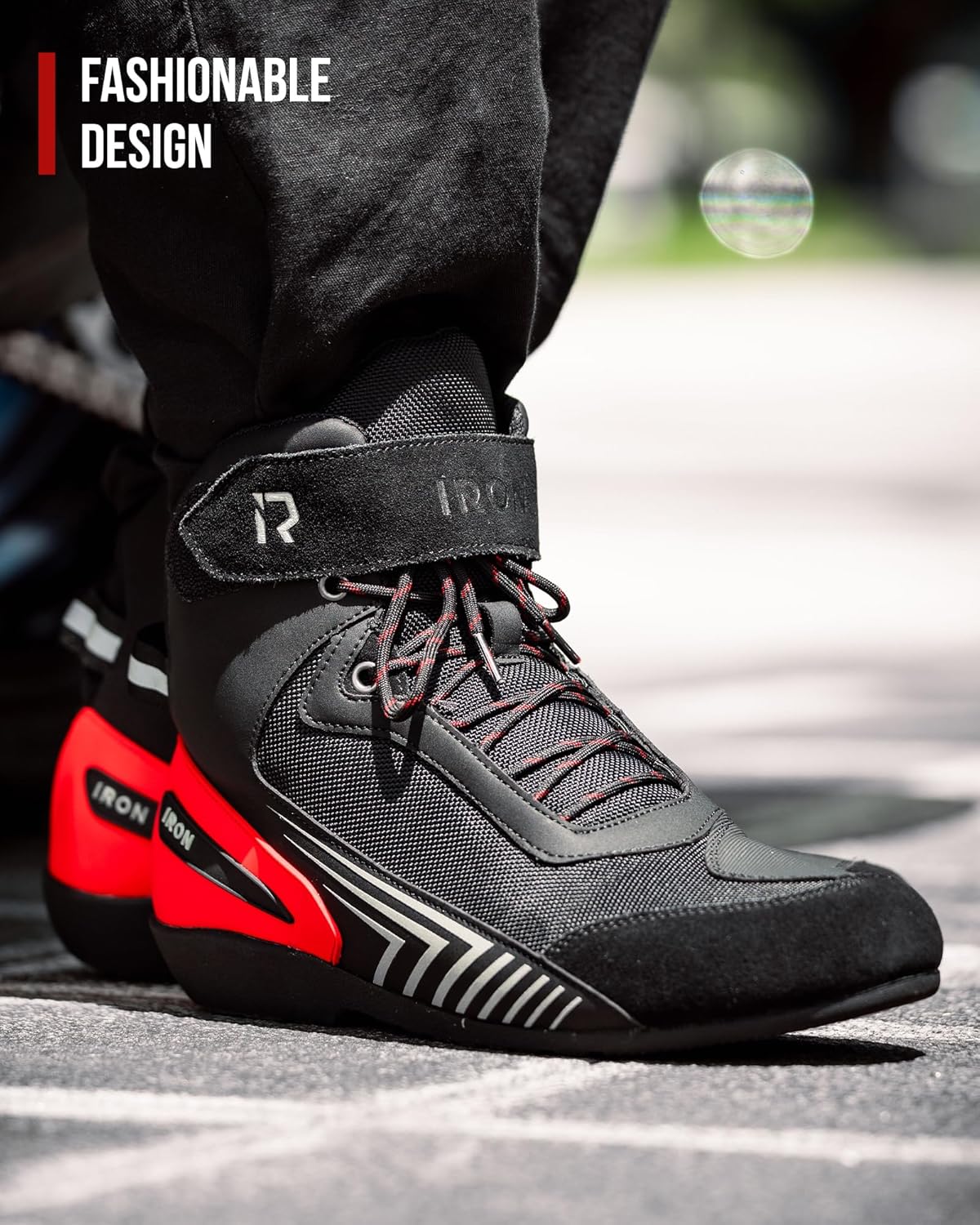 Thumbnail 3 de RIDEIRON Motorcycle Riding Shoes for Men: All-Season, Protective, Everyday Comfort