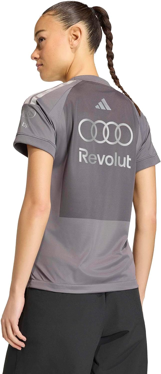 Detalle de adidas Women’s Maillot de Pilote à Manches Courtes – Réplique Équipe Audi REVOLUT F1