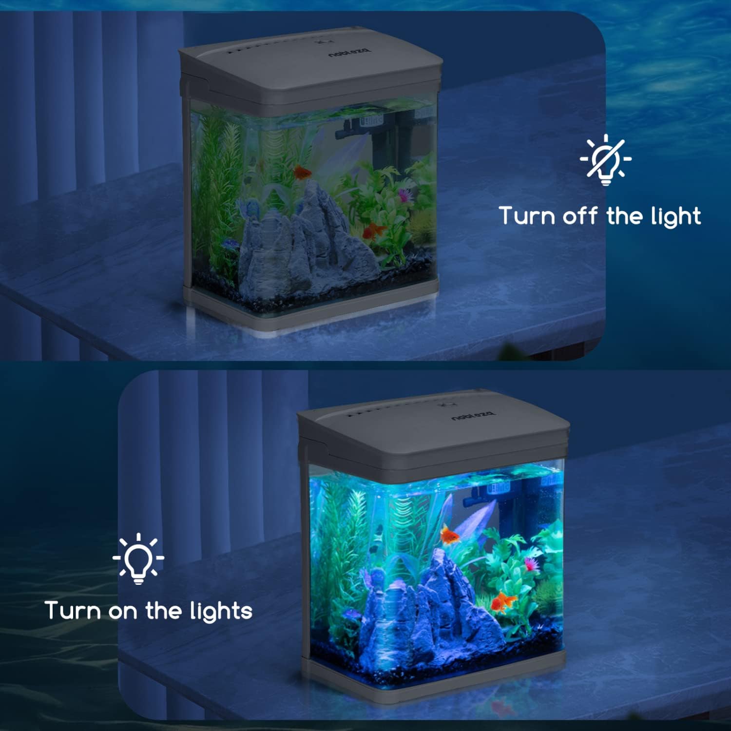 Thumbnail 4 de Nobleza LED impermeabile per acquario 30 cm