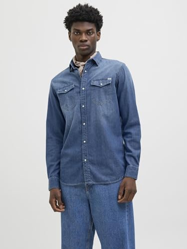 Thumbnail 2 de Jack & Jones Jjesheridan Camisa Vaquera Slim Azul