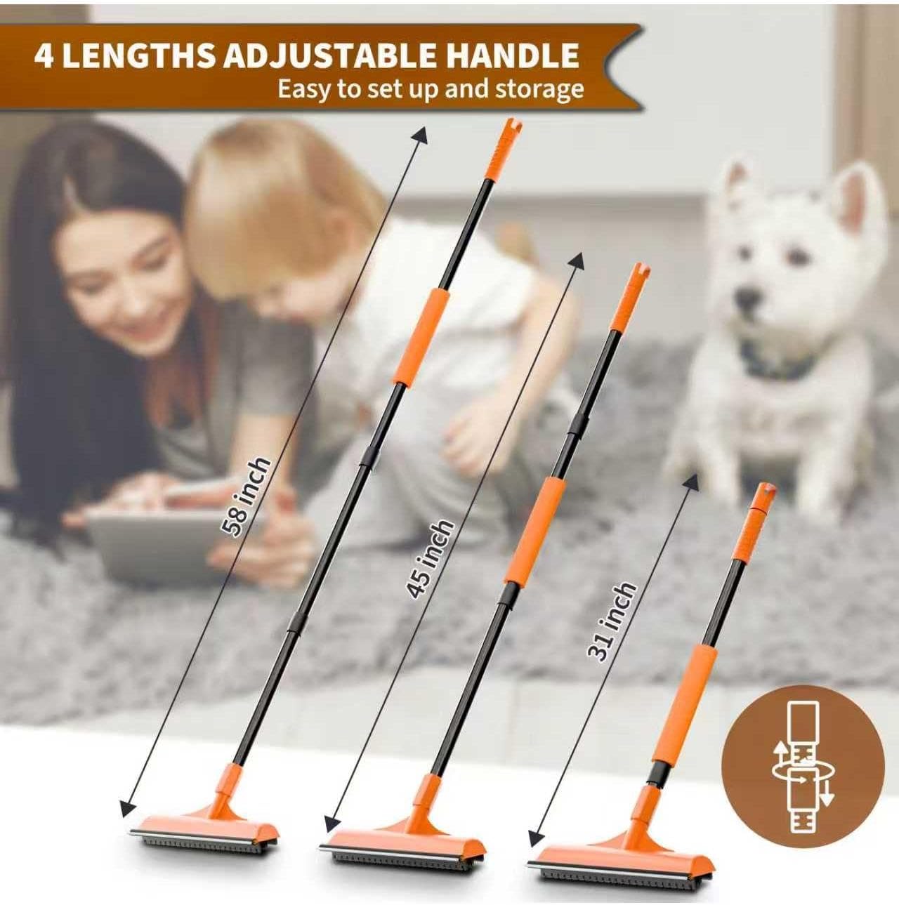 Thumbnail 4 de leishiyen 58in Carpet Rake for Pet Hair 🐾