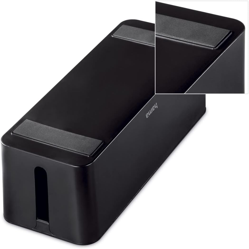 Thumbnail 2 de Hama Kabelbox Maxi: Kabelmanagement für Steckdosenleisten, Ladegeräte & mehr (schwarz)