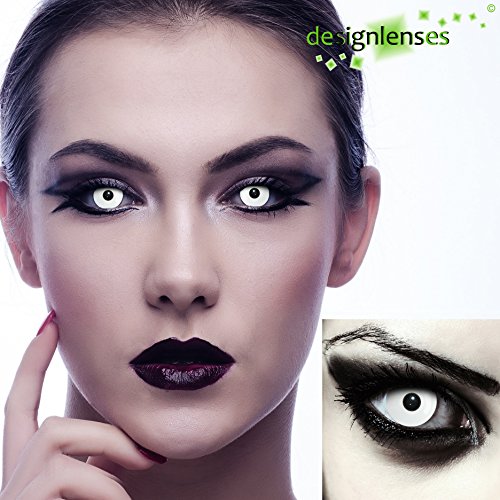 Thumbnail 6 de Designlenses Whiteout, lenti a contatto bianche giornaliere senza gradazione
