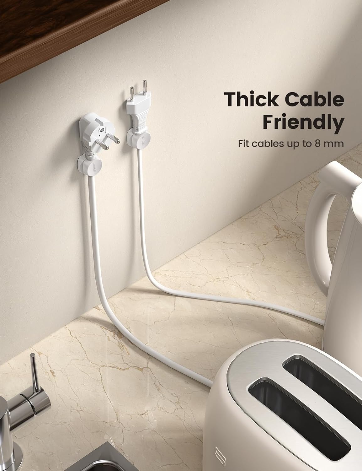 Thumbnail 5 de Lamicall Spring Cable Holder Clips 8mm