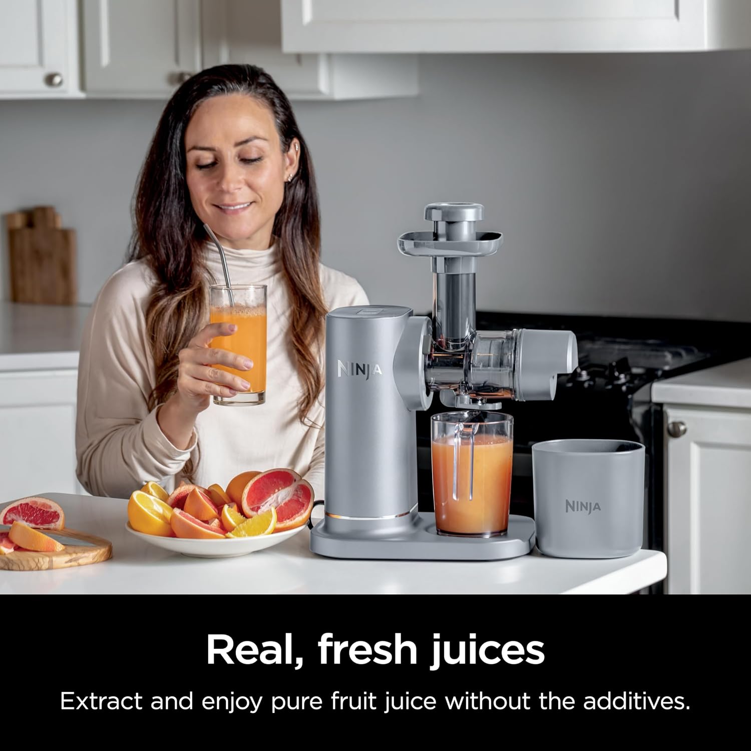 Detalle 2 de Ninja JC151SL Cold Press Juicer 2 Pulp 🥤