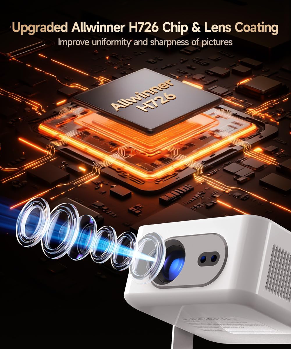 Thumbnail 2 de Smart projector HY300Max with WiFi 6