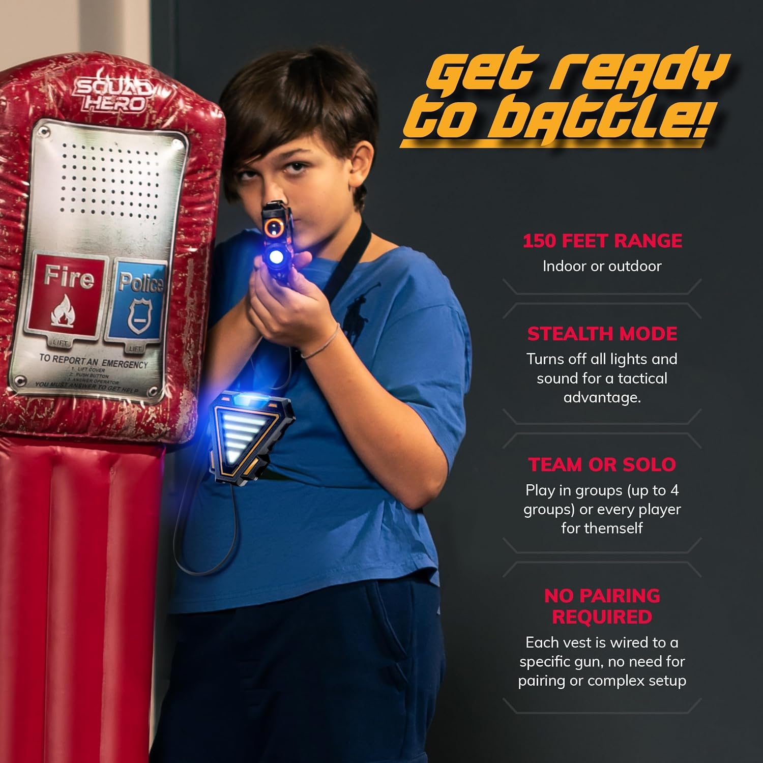 Thumbnail 6 de Squad Hero 6-Pack Rechargeable Laser Tag
