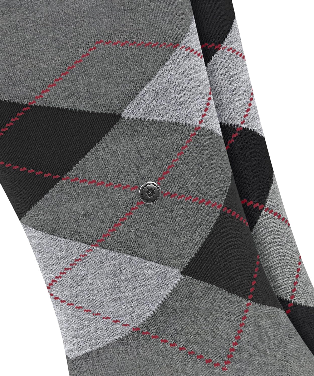 Thumbnail 2 de Burlington Hommes Everyday Argyle Chaussettes Opaque Coton – Lot de 2