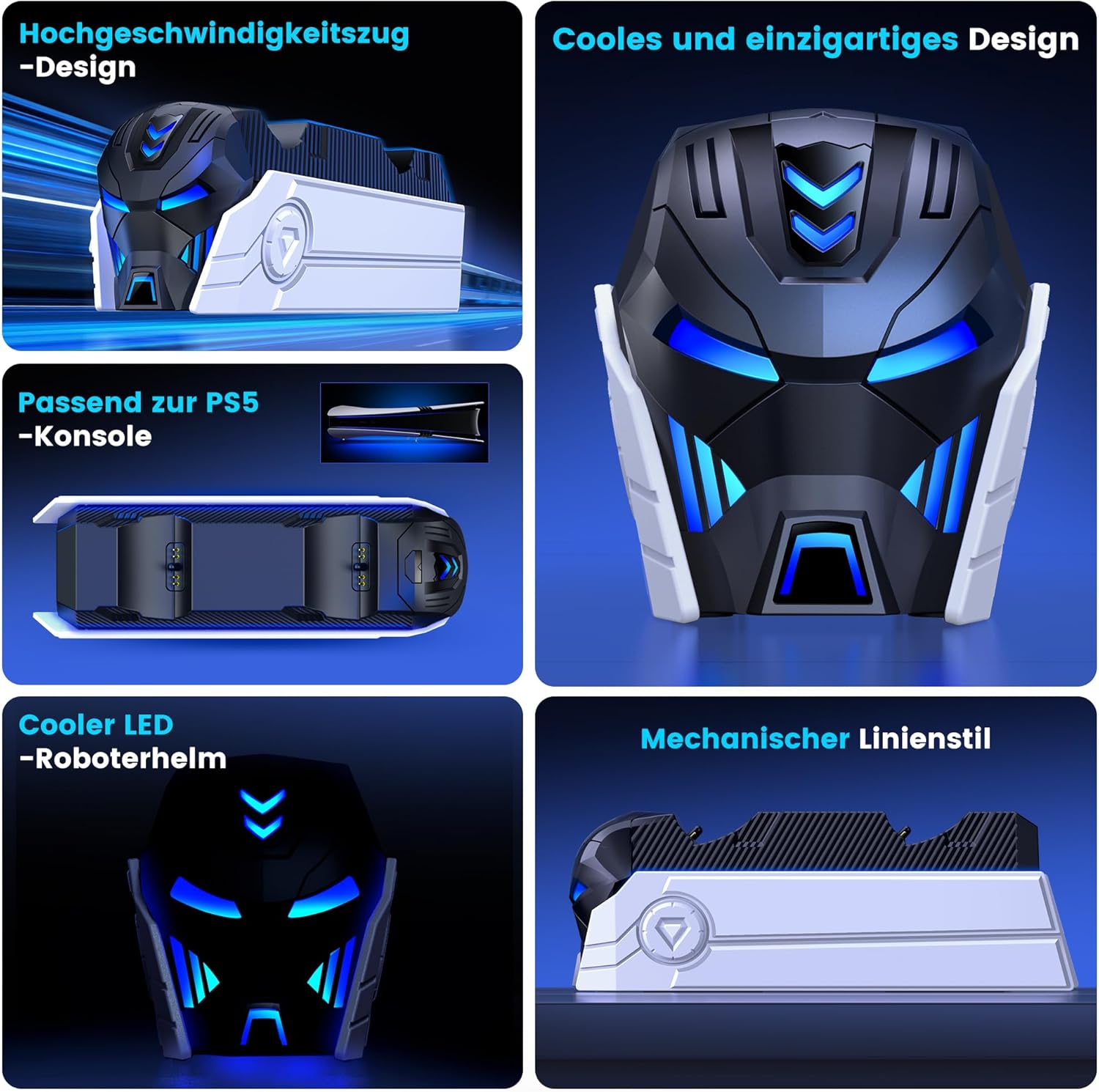 Detalle 2 de PS5 Ladestation für DualSense Controller