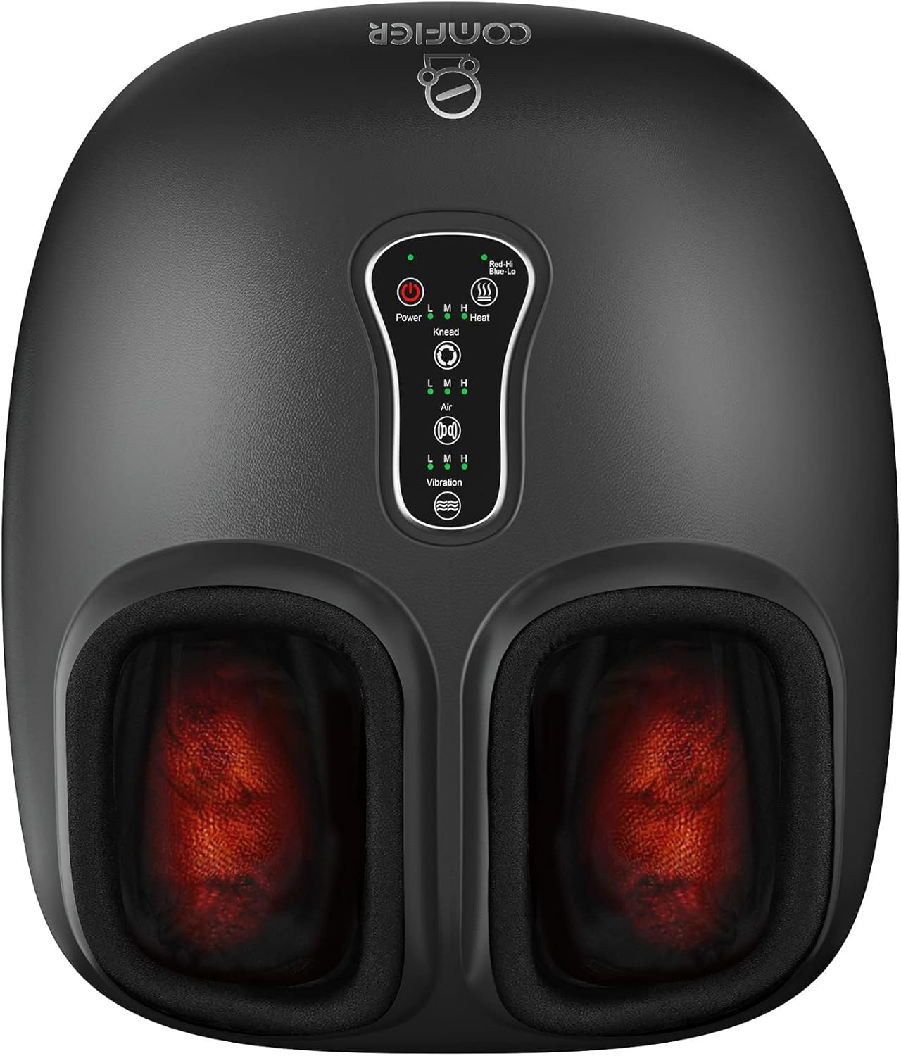 Detalle de COMFIER Shiatsu Foot Massager with Heat, Vibration, Rolling Compression ⚙