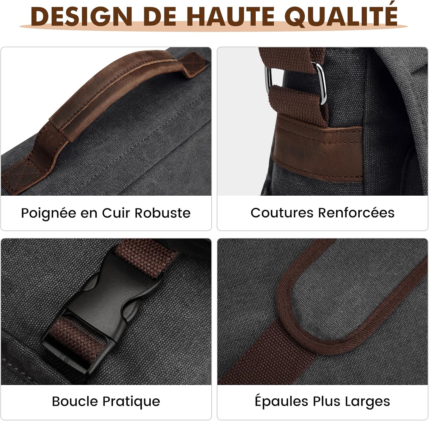 Thumbnail 4 de S-ZONE Sac bandoulière 17,3 pouces