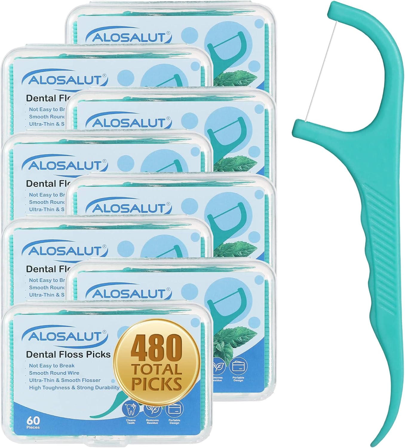 Detalle de Alosalut Alosalut 480 floss picks