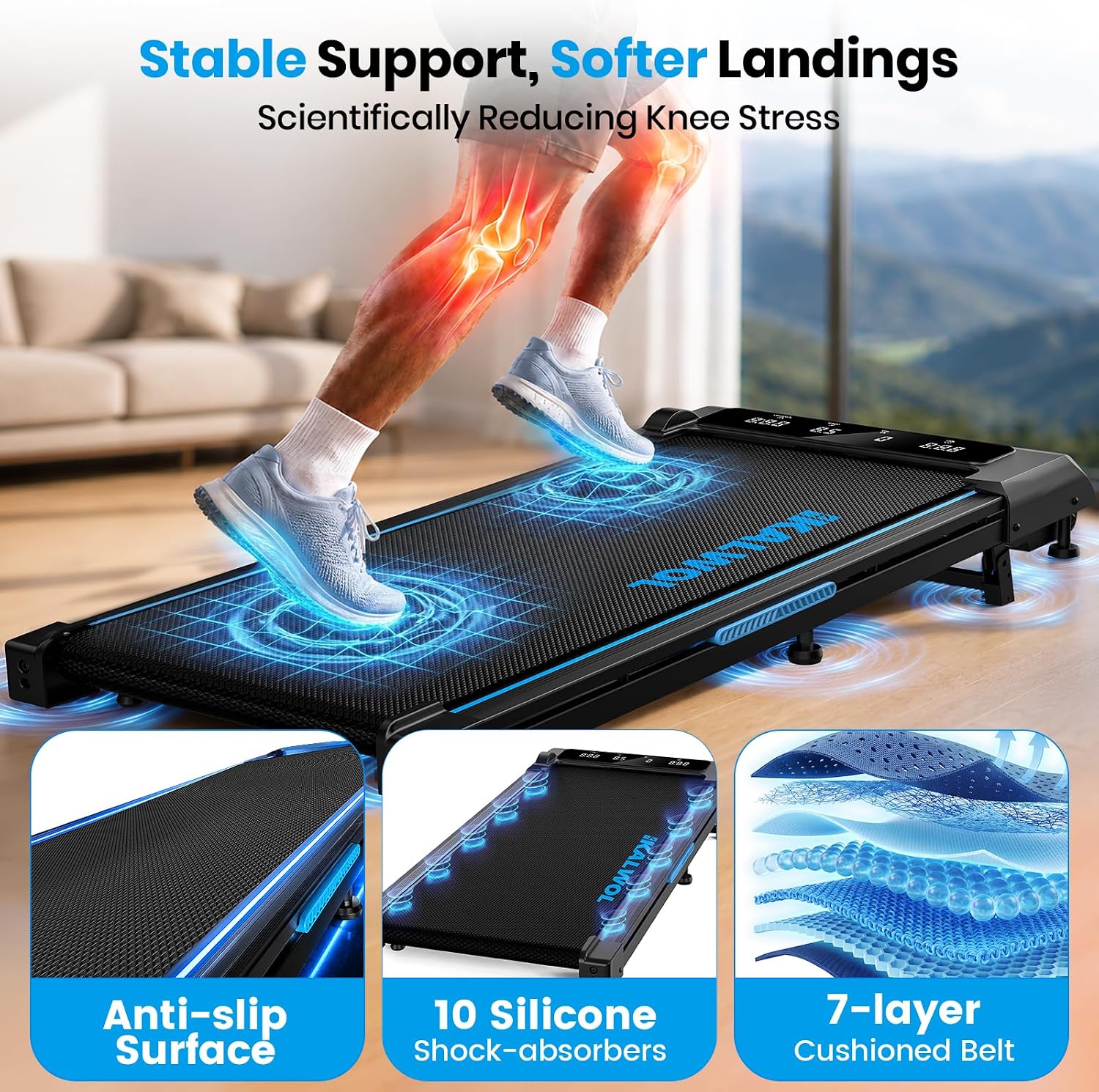 Thumbnail 6 de KALWOL Walking Pad 6.2 MPH