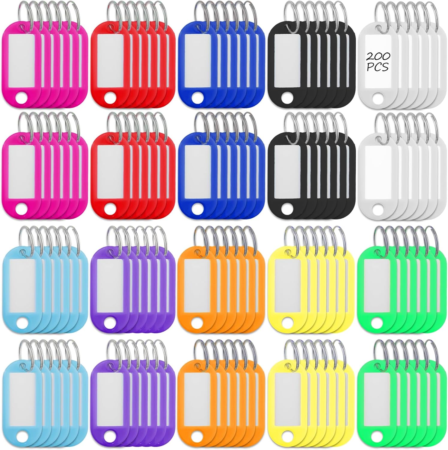 Thumbnail 5 de Yoosso Schlüsselanhänger 100 Stück 5×2,2 cm 🔑