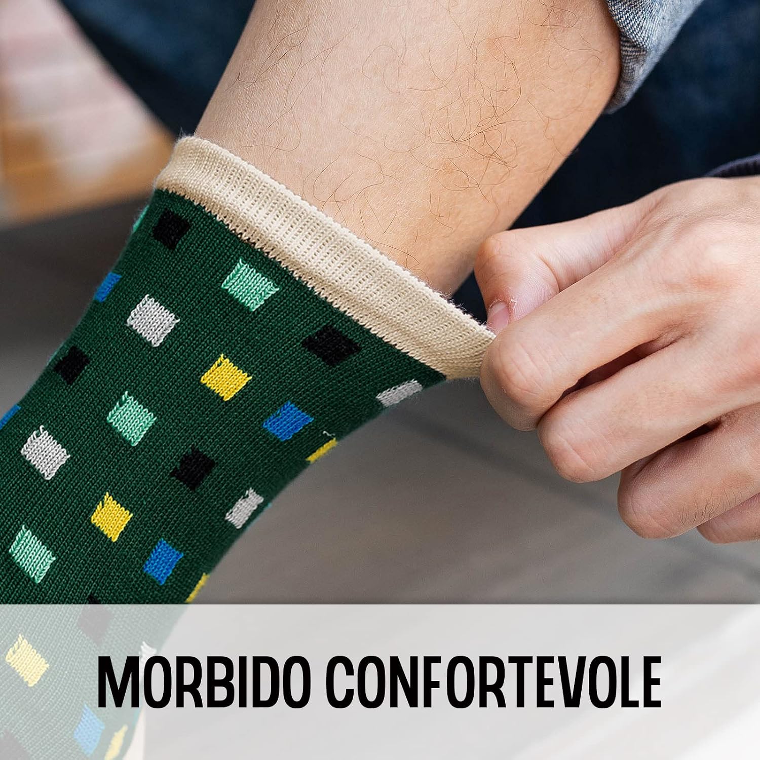 Thumbnail 2 de PUTUO Calze con Dita per Uomo a 5 Dita in Cotone – 5 Paia
