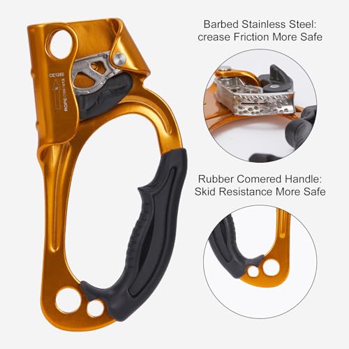 Detalle 2 de SOB Ascendeur à Main – Ascenseur d'escalade autobloquant pour cordes 8–13 mm, Main Droite