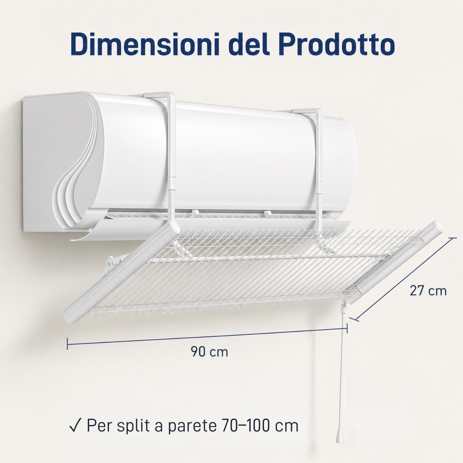 Thumbnail 4 de Deflettore Deviatore Aria Condizionata Chochoyah per Split a Parete 70–100 cm