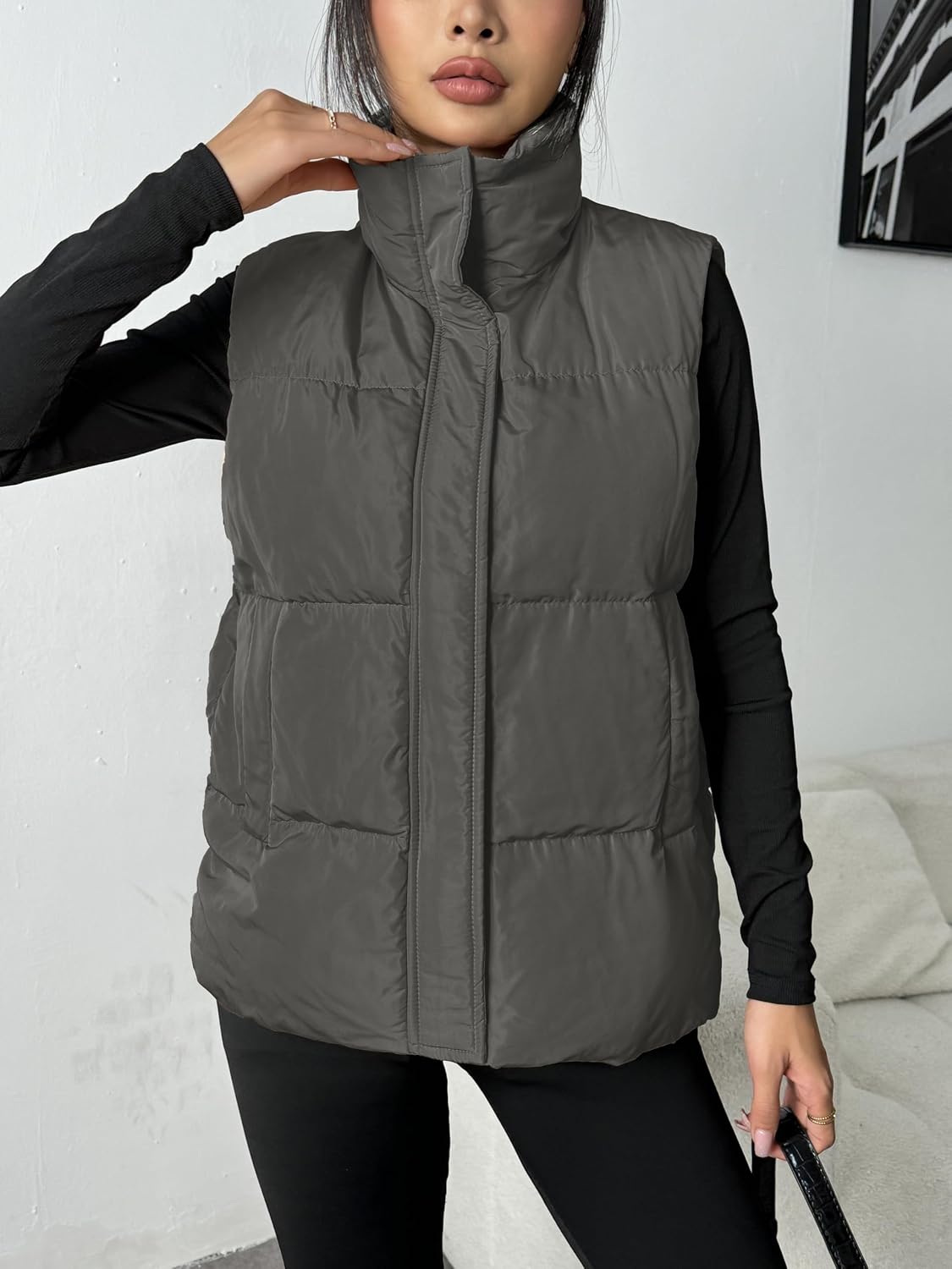 Thumbnail 3 de Zeagoo Women Puffer Vest Lightweight S with Pockets