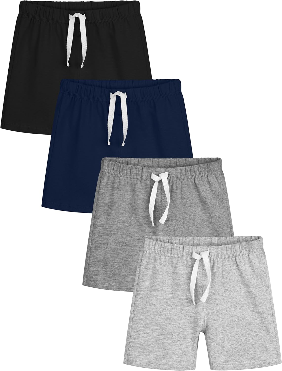 Thumbnail 6 de Resinta 4 Pack Baby Boys' Cotton Shorts: Soft, Breathable Summer Essentials