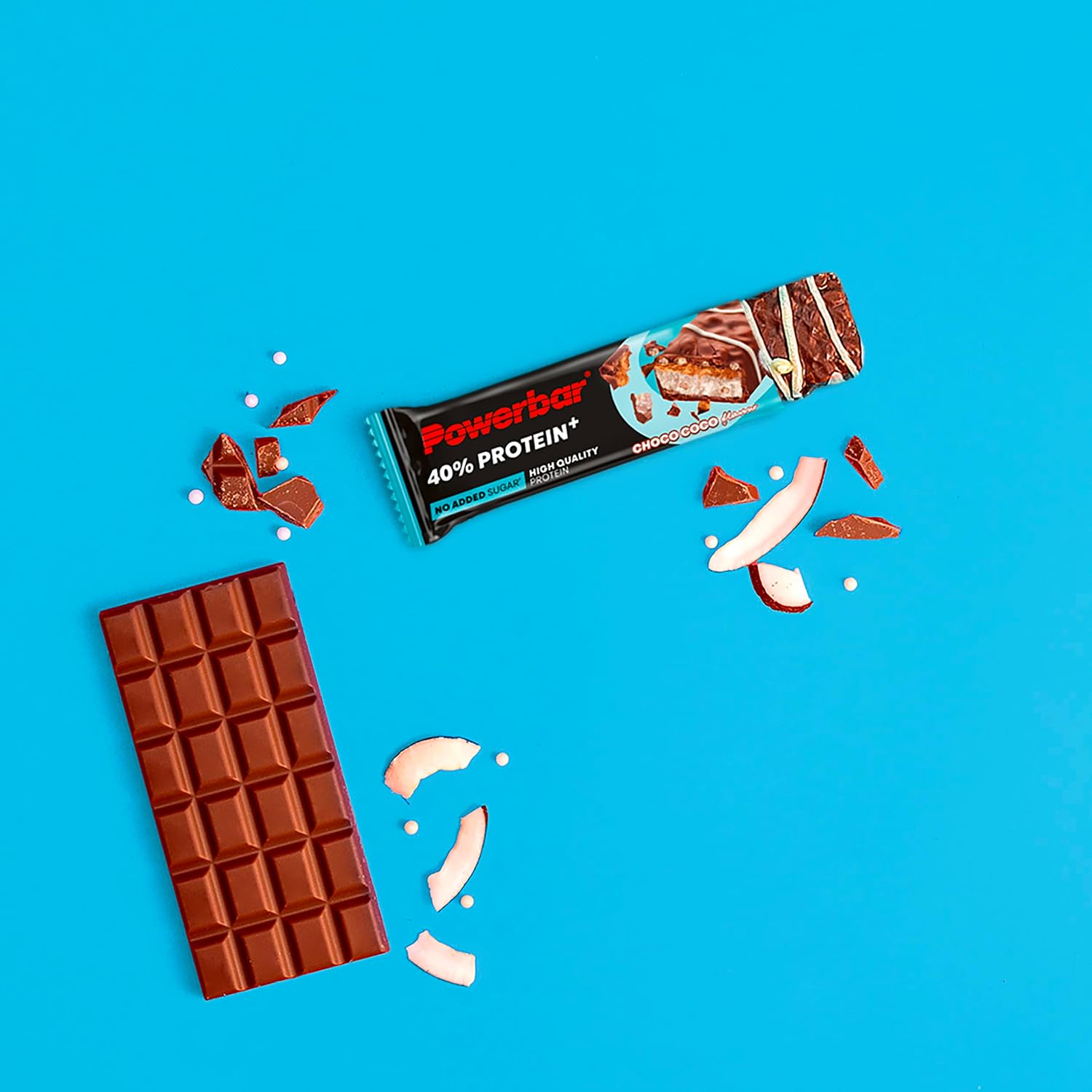 Detalle 2 de Powerbar Protein Plus Crisp Choco Coco 12×40g — Barre protéinée 🍫