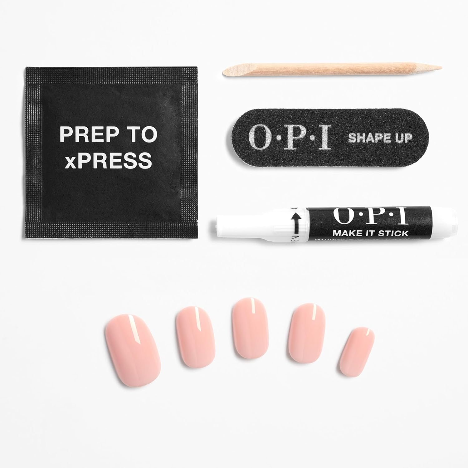 Thumbnail 5 de OPI xPRESS/ON Press On Nails in Black, Red & Pink Opaque Crème Shades (Long & Short, Round & Oval) – With Nail Glue